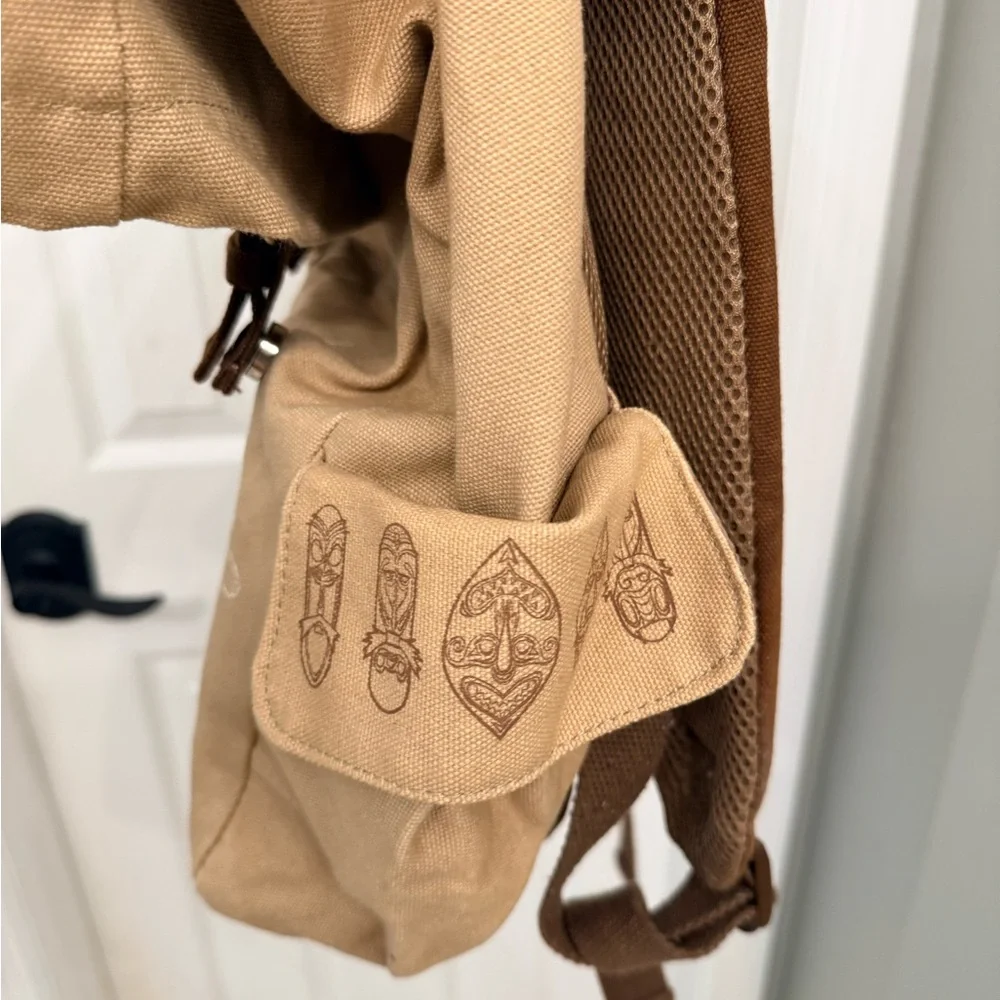 Disney Parks Jungle Cruise Skipper Backpack Canvas Adventureland Bag Rare - Picture 4 of 7